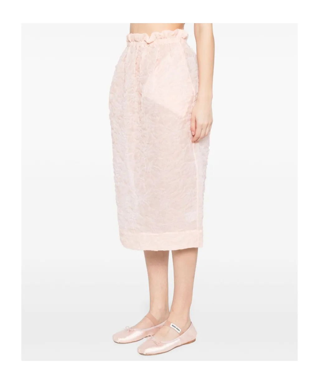 Ruffle-Waisted Skirt