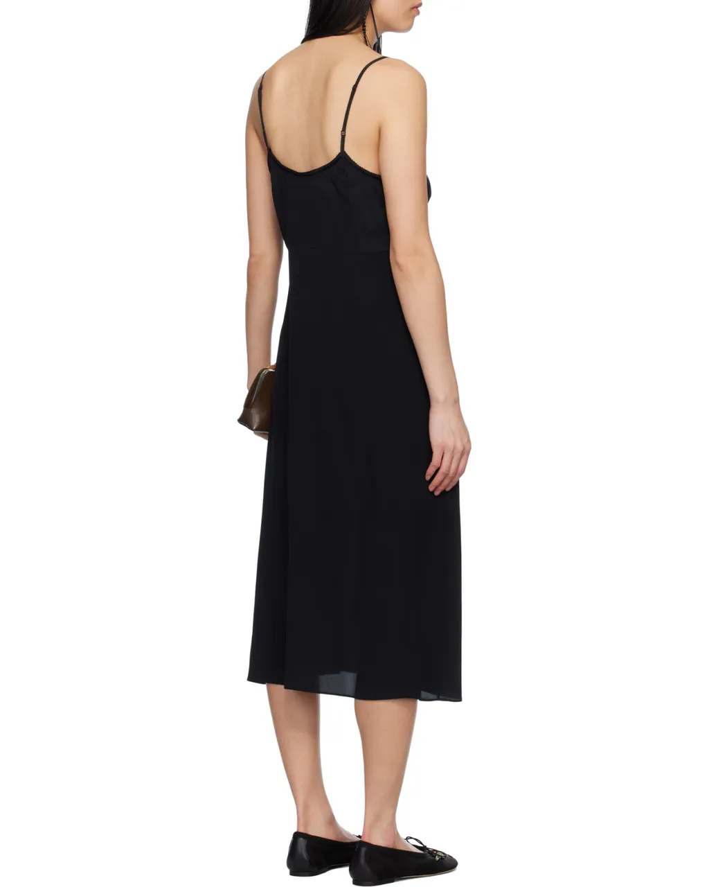 Bow Slip Midi Dress