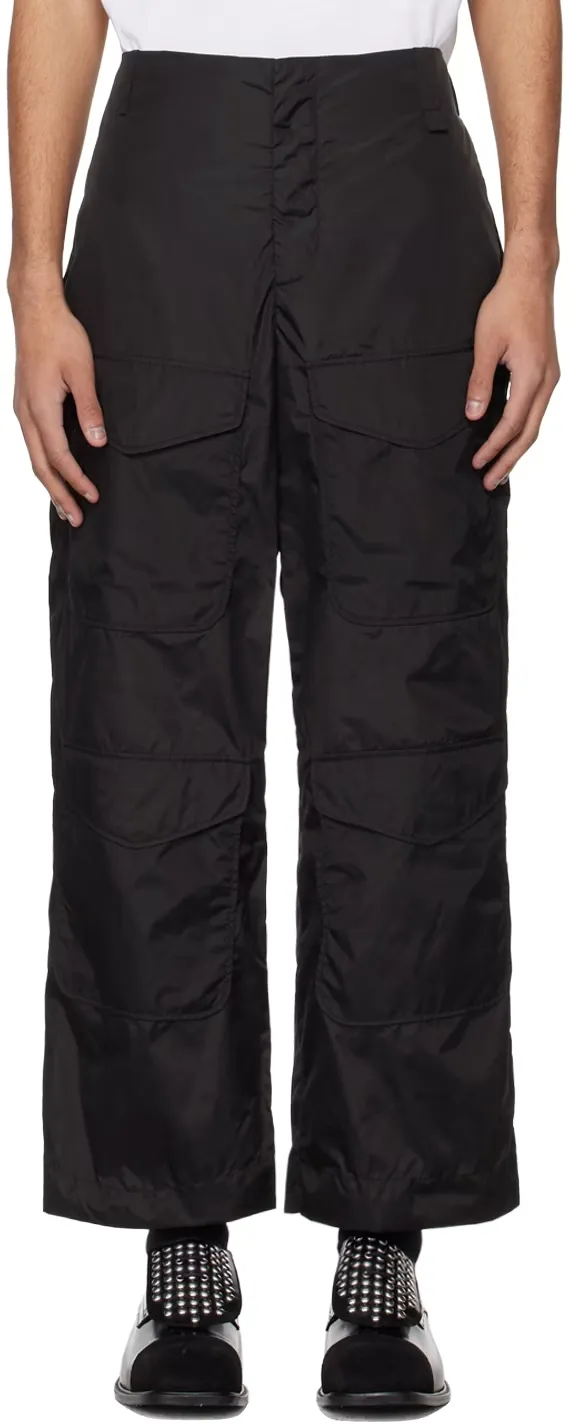 High-Waisted Cropped Trousers