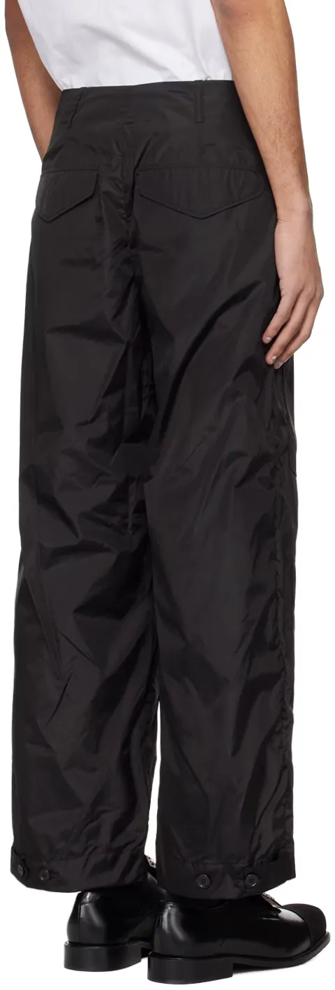 High-Waisted Cropped Trousers