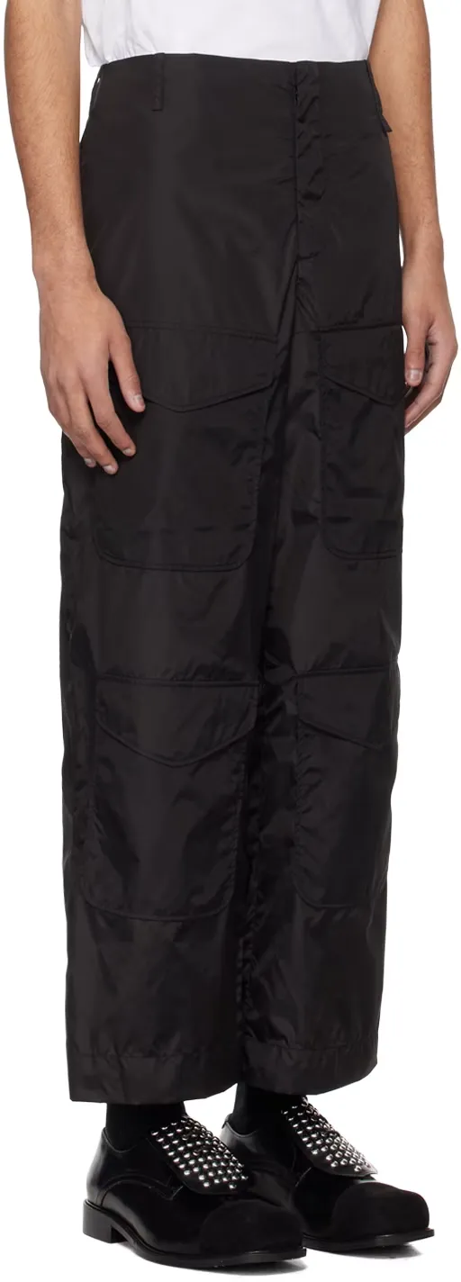 High-Waisted Cropped Trousers