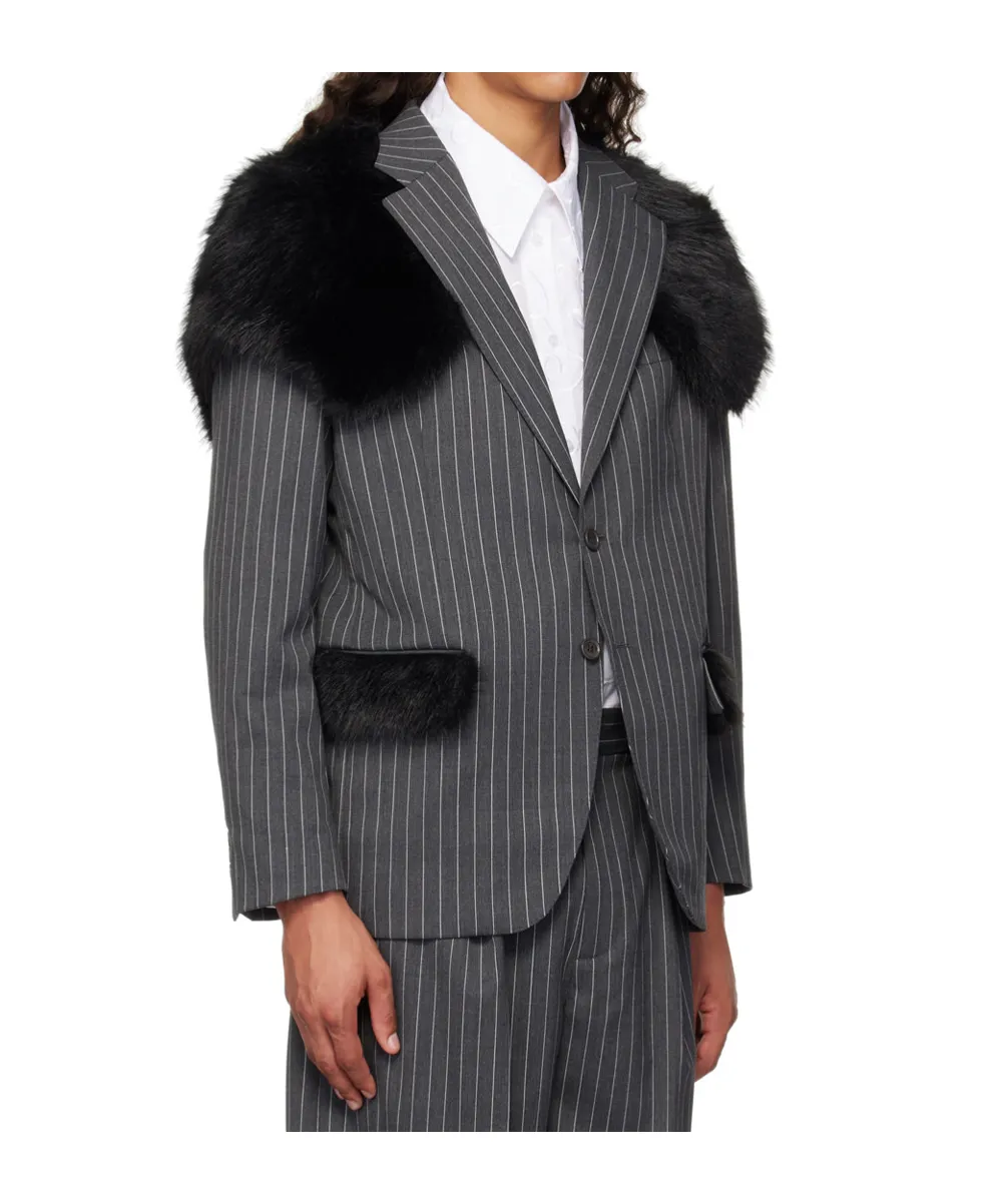 Pinstripe Classic Blazer