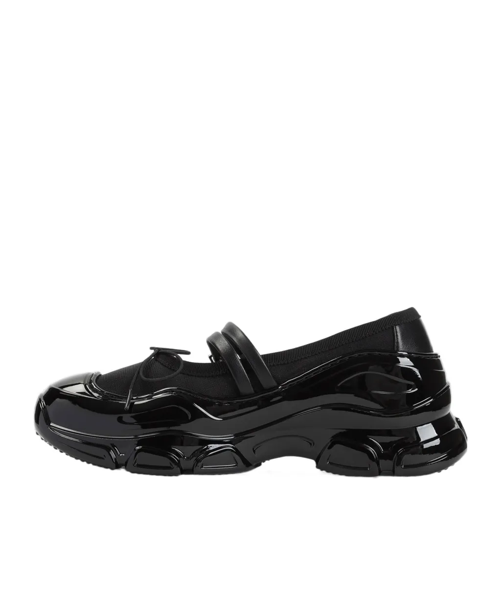 Mesh Bow Tracker Ballerina Shoes