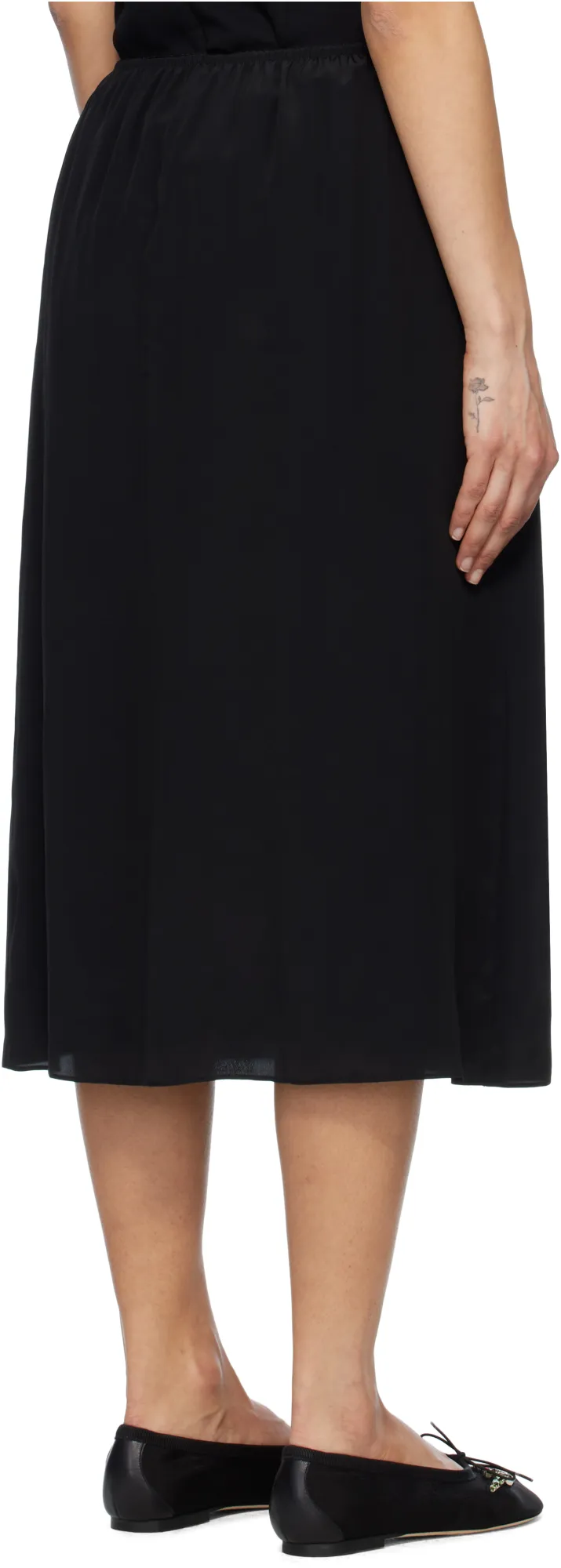 Bow-Embellished Skirt