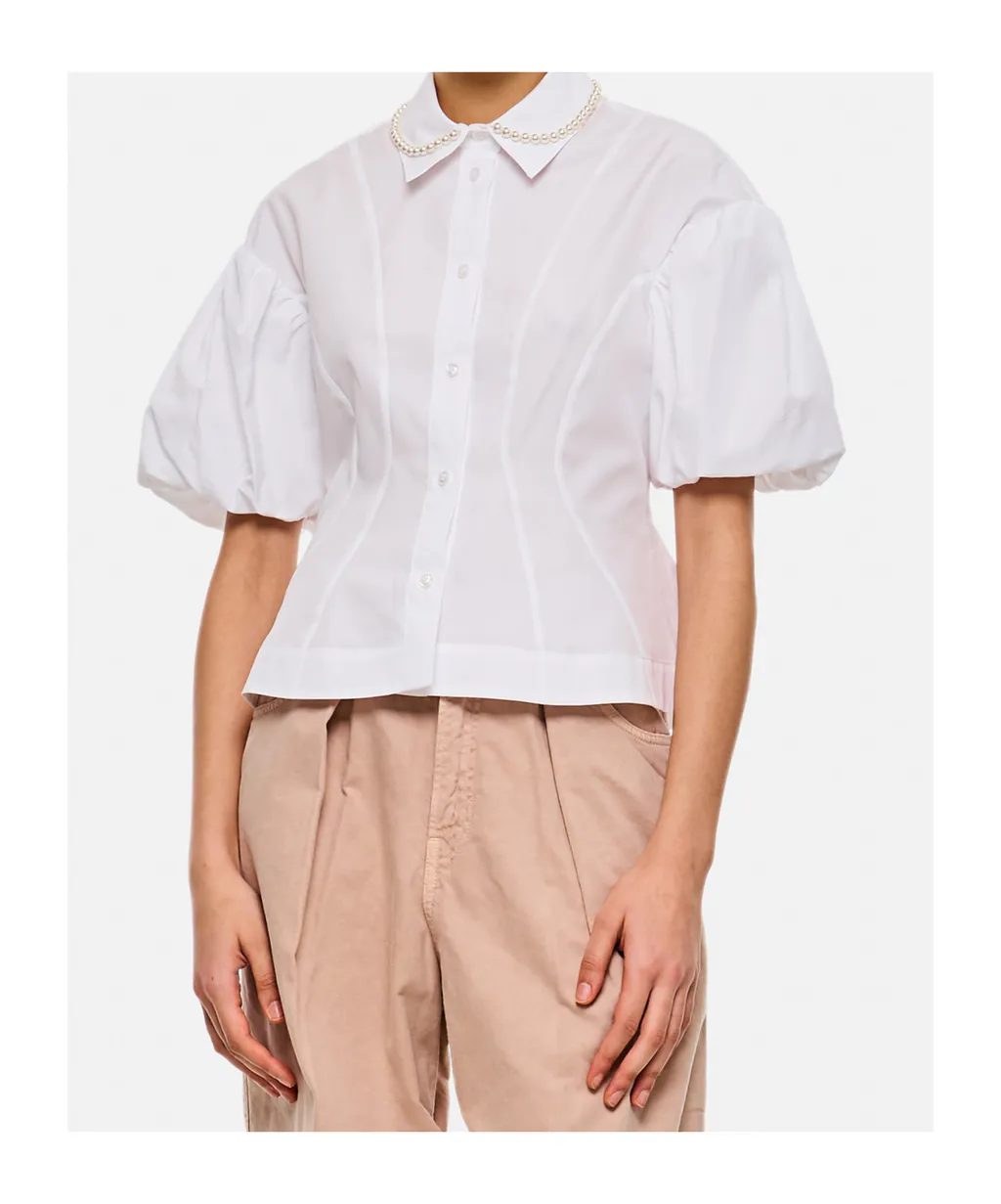Pearl-Embellished Shirt