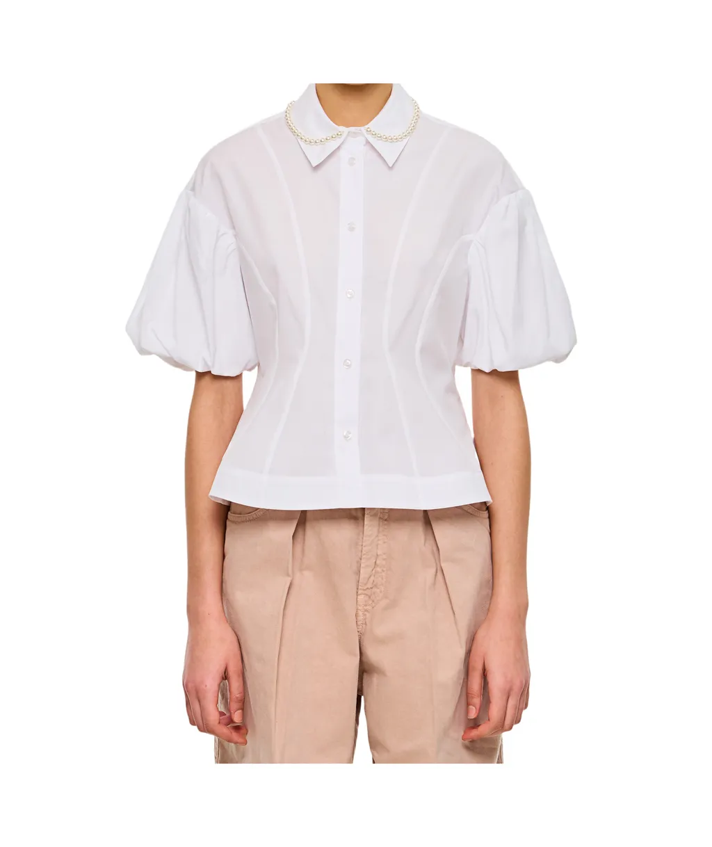 Pearl-Embellished Shirt