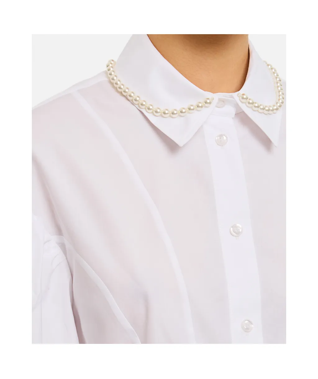 Pearl-Embellished Shirt