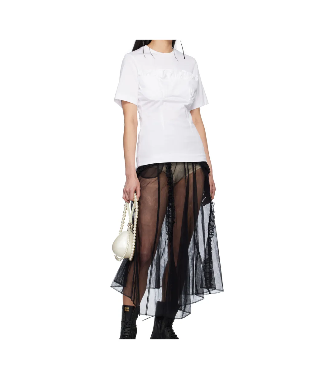 Balconette Bust Detail T-Shirt