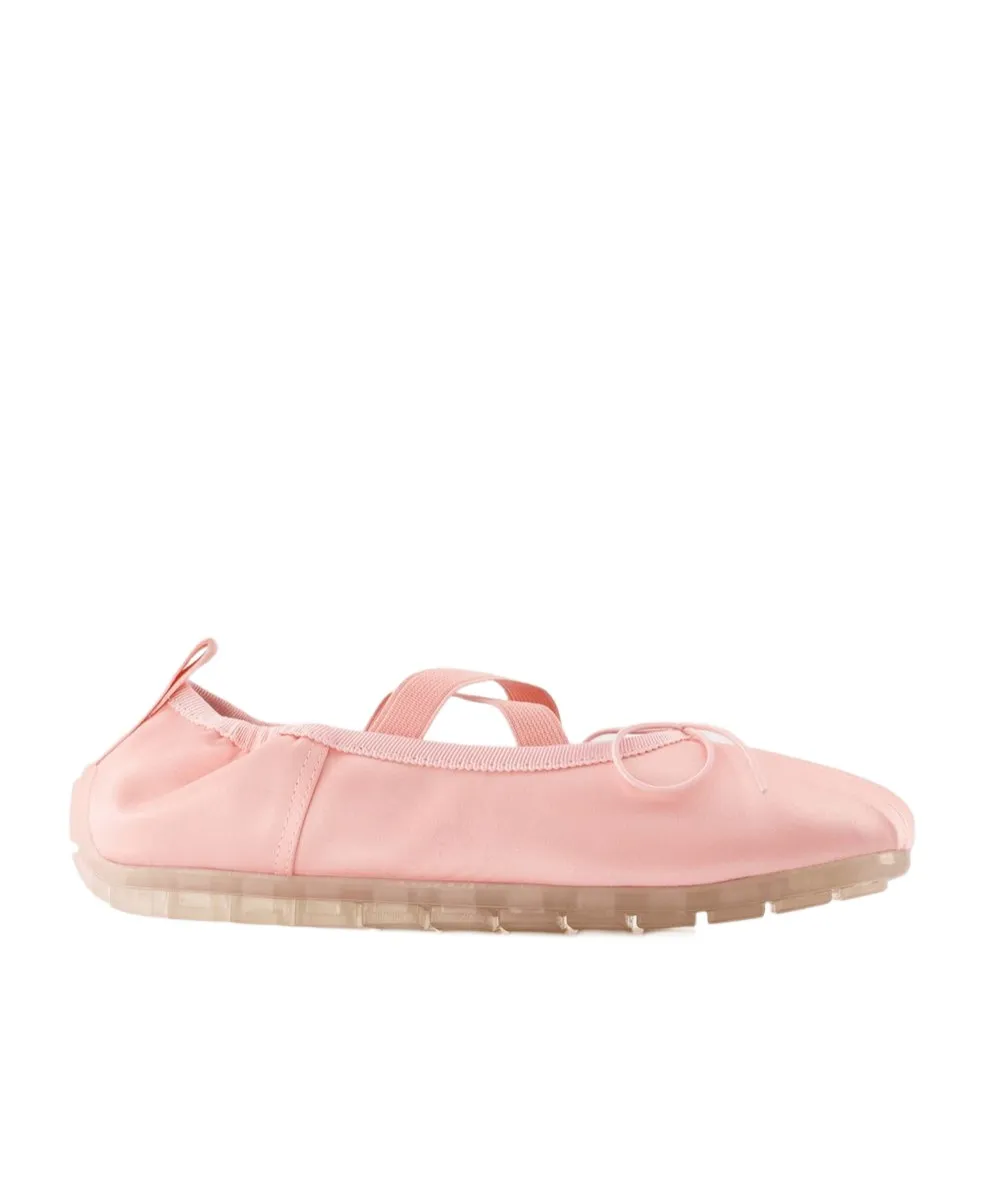 Satin Ballerina Shoes