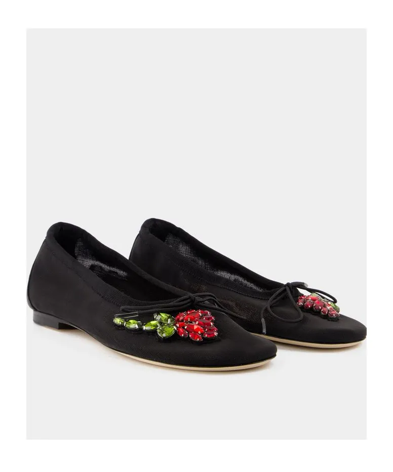 Floral Decorative Flat Shoes
