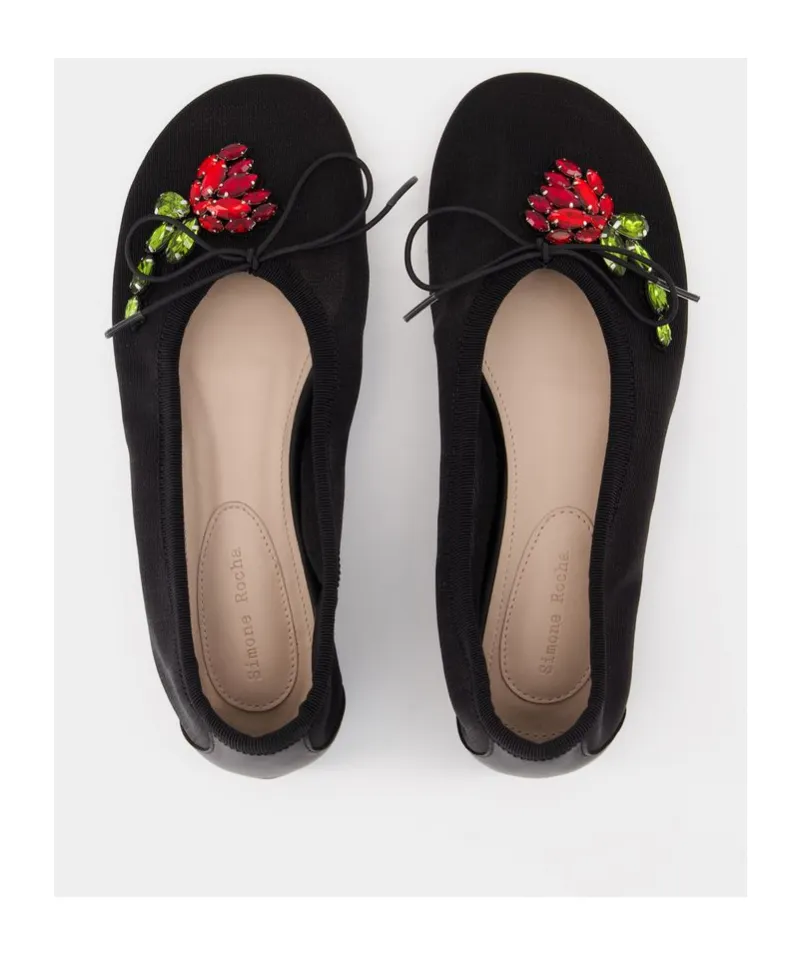 Floral Decorative Flat Shoes