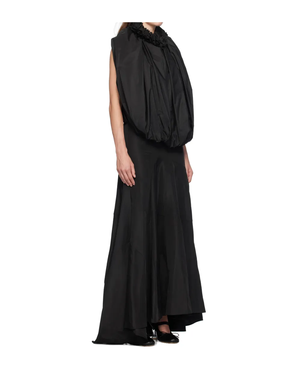 Ruffled Round Neck Dress