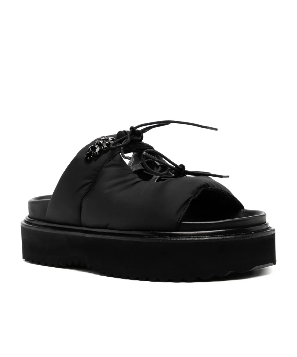 Embellished Ghillie Sandals