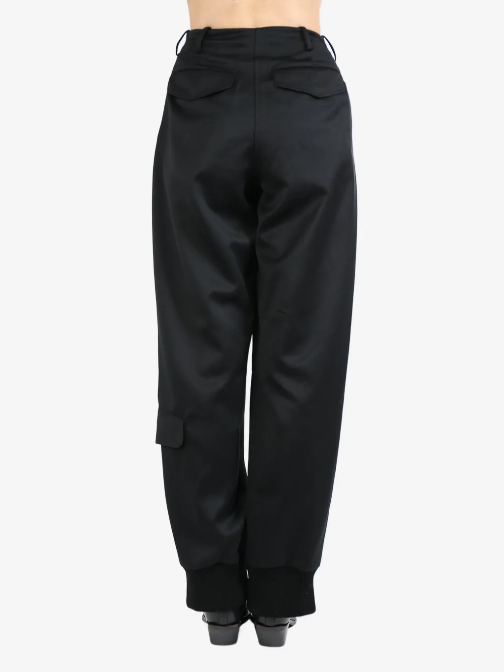 Button-Decorated Casual Pants