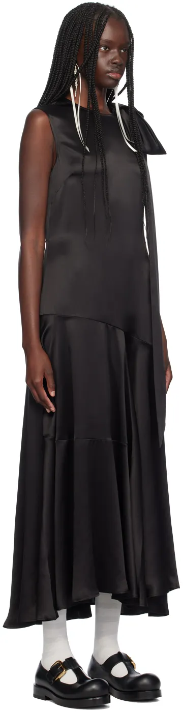 Bow Straight Mid-Length Dress