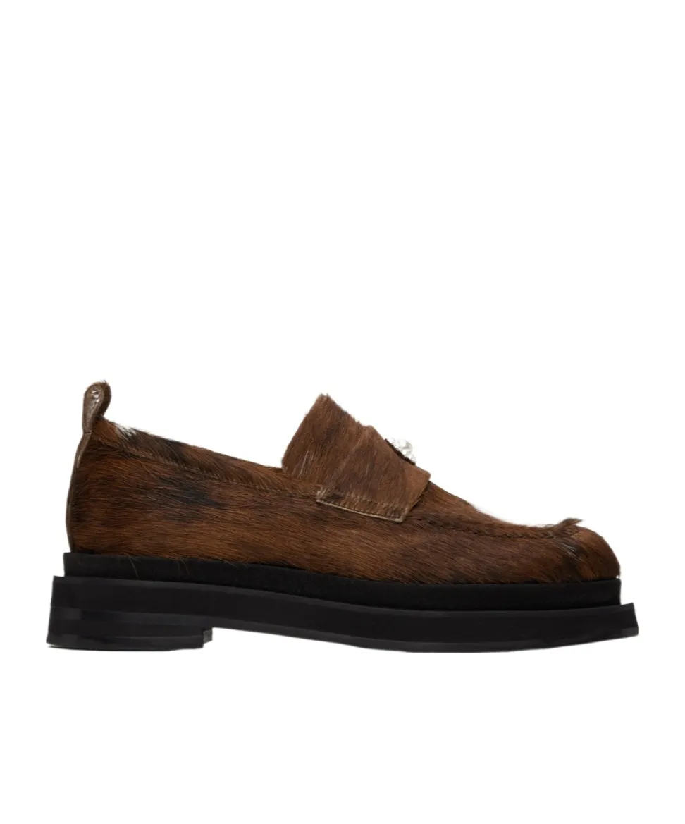 Split-Toe Loafers