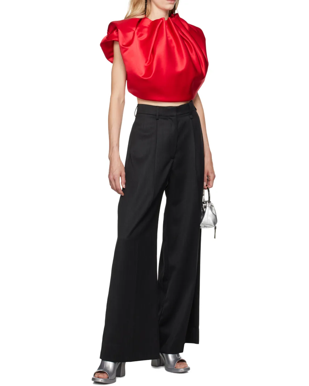 Furry Welt Pocket Trousers