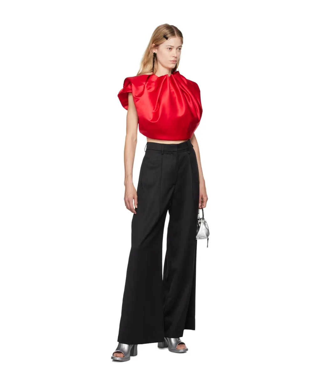 Furry Welt Pocket Trousers