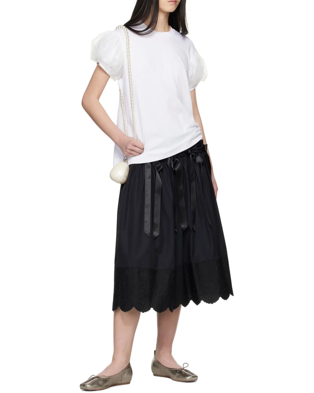 Classic Pleated Ballet Shoes