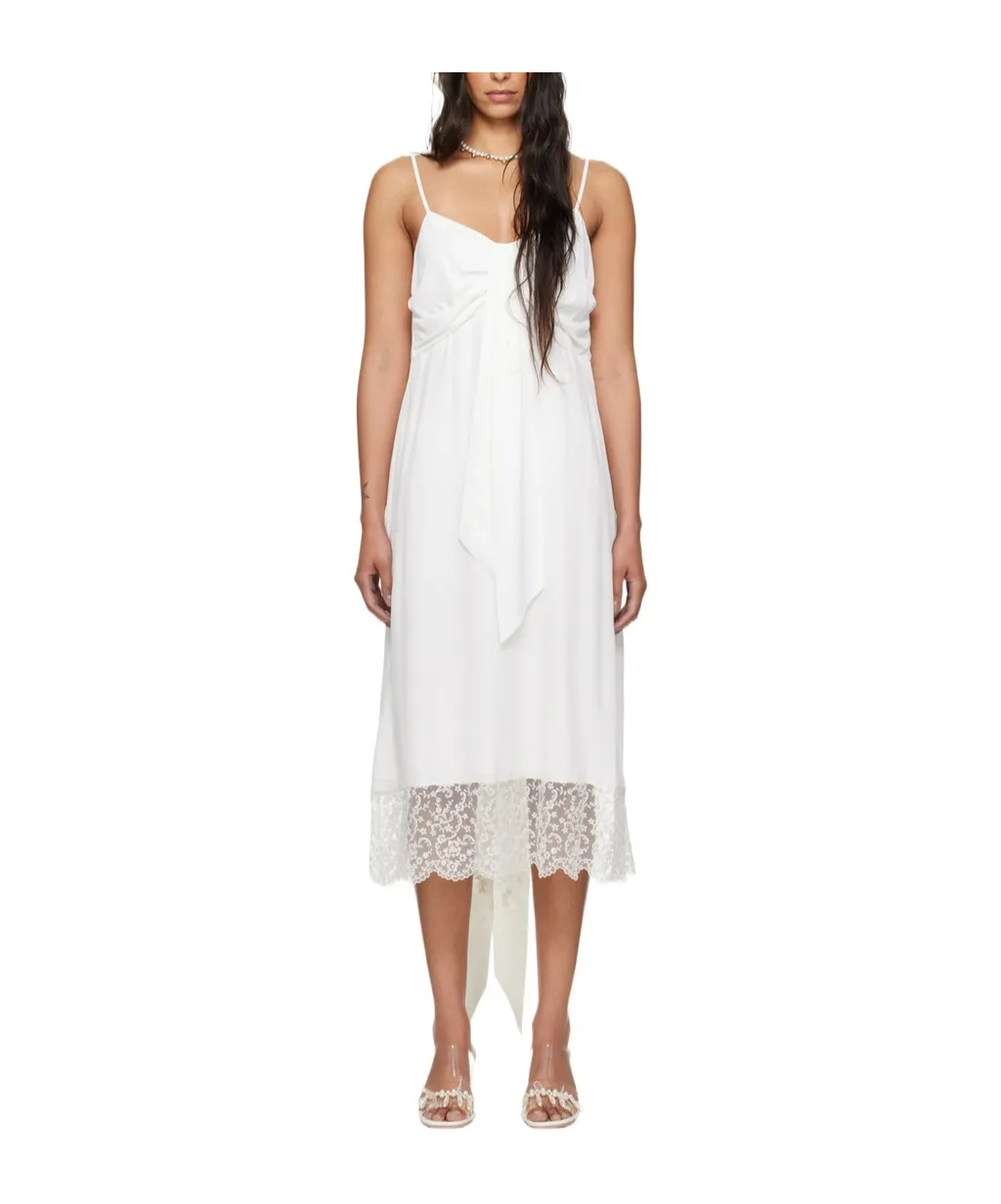 Front Bow Suspender Dress