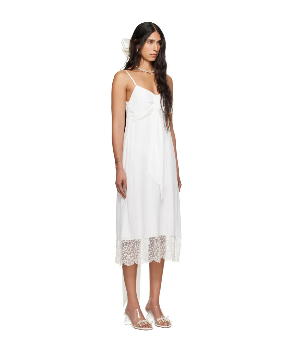 Front Bow Suspender Dress