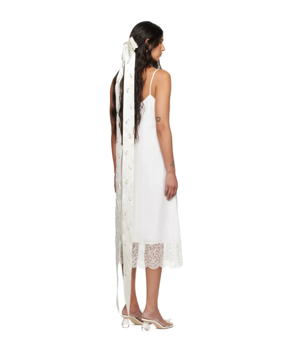 Front Bow Suspender Dress