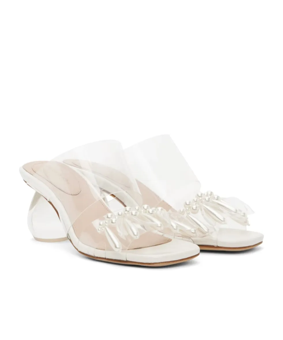 Bead-Detail Sandals