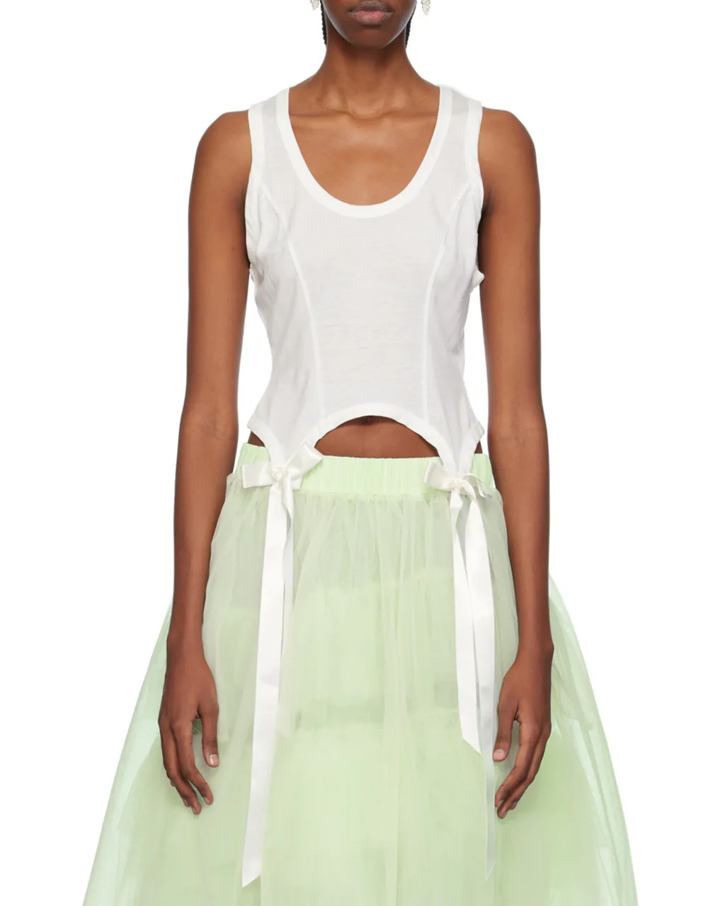 Bow Detailed Sleeveless Top