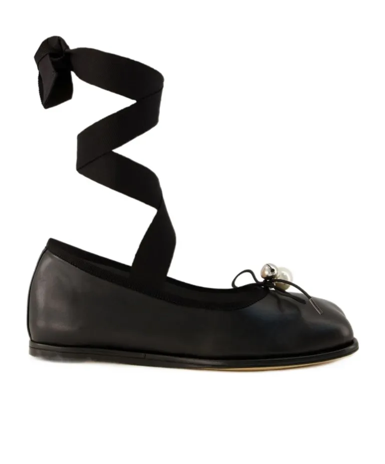 Heart Toe Strapped Ballerinas