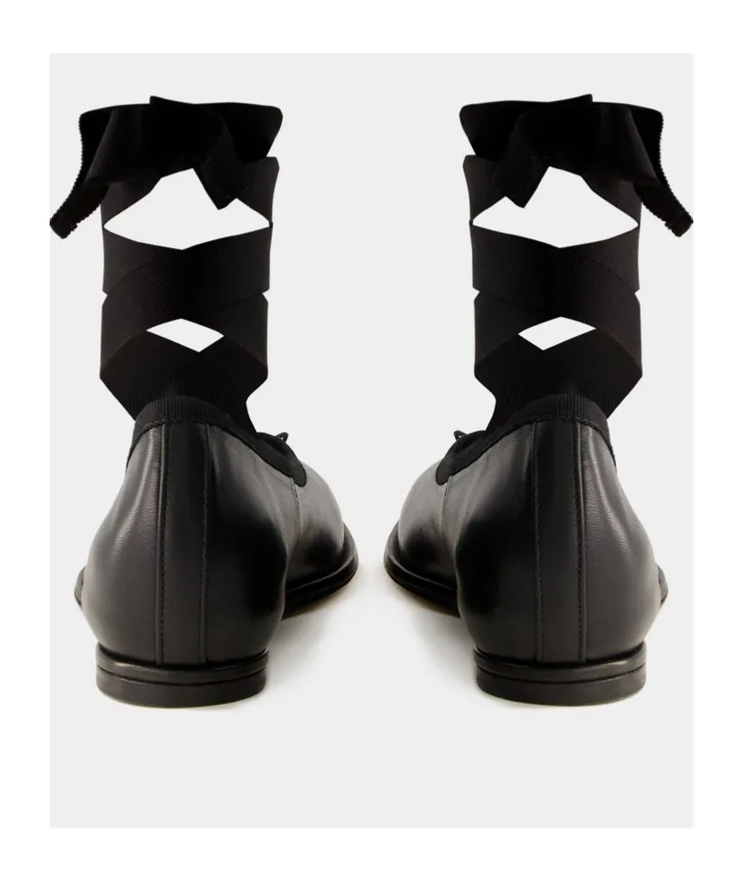 Heart Toe Strapped Ballerinas