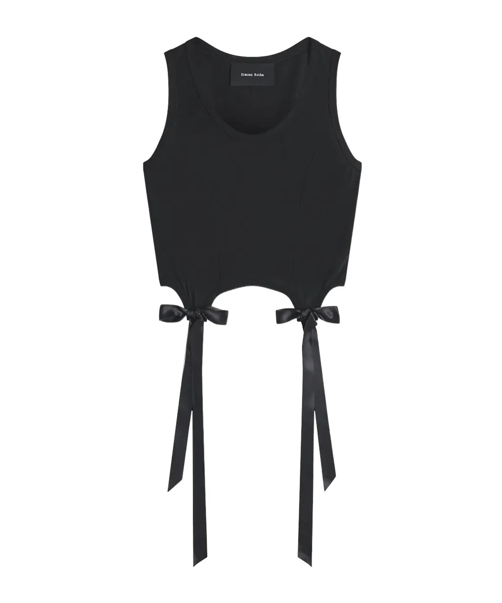 Bow Detail Sleeveless Top