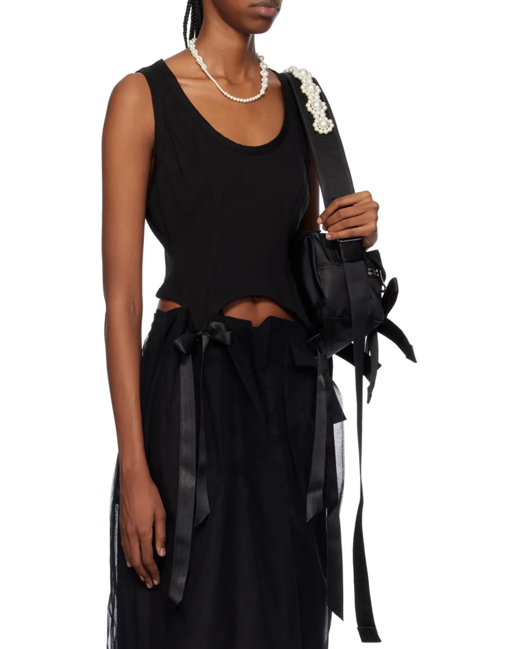 Bow Detail Sleeveless Top