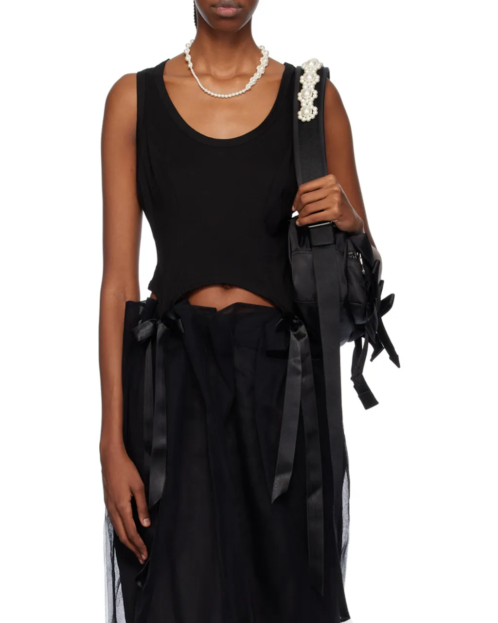 Bow Detail Sleeveless Top