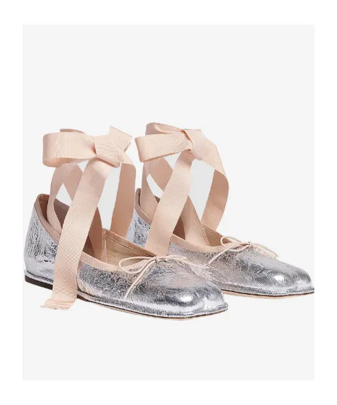 Ribbon Bow Ballet Shoes