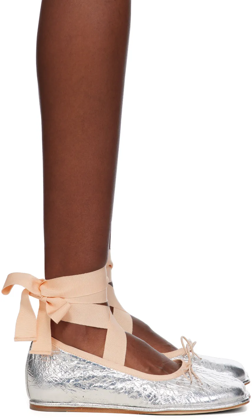 Ribbon Bow Ballet Shoes