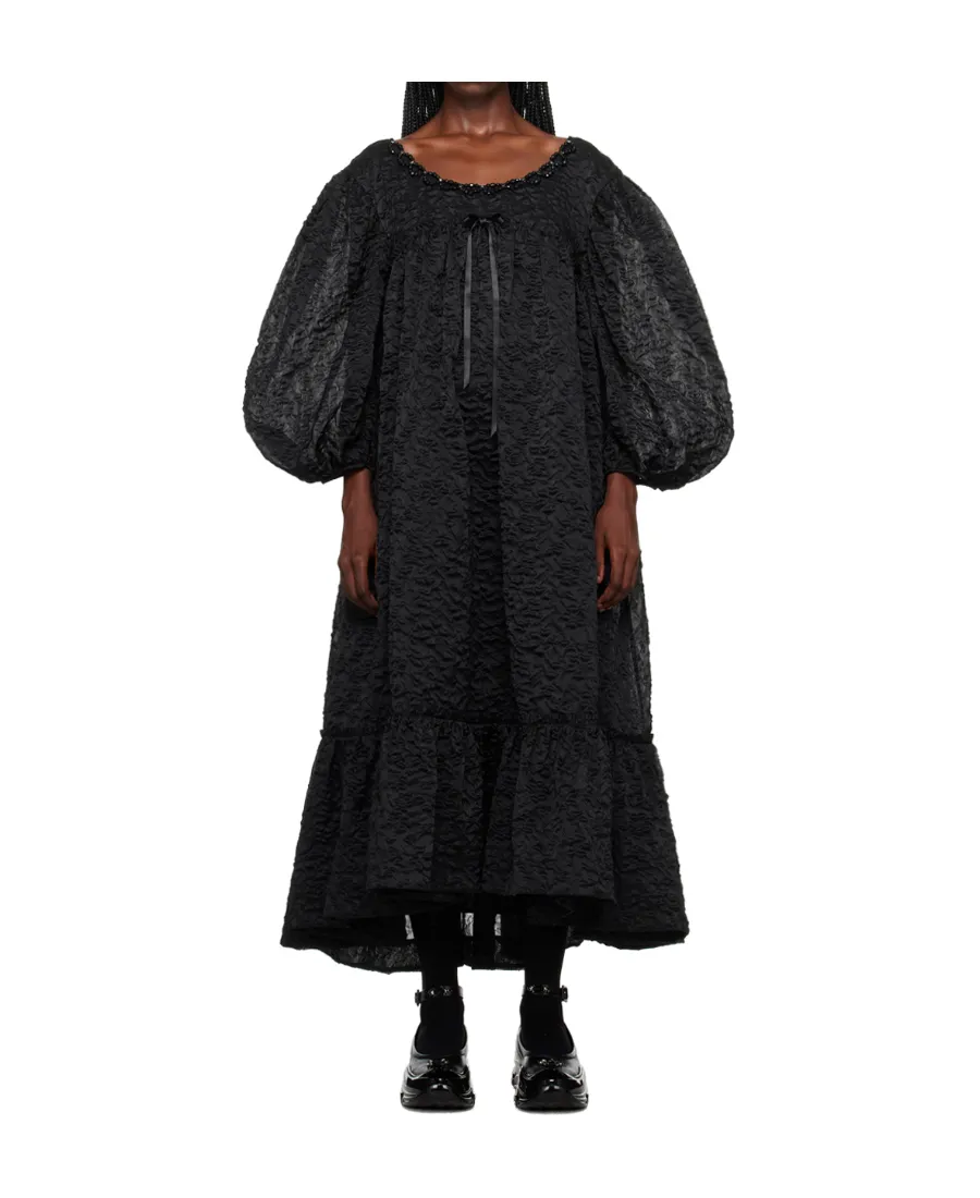 Beaded Medium-Length Dress