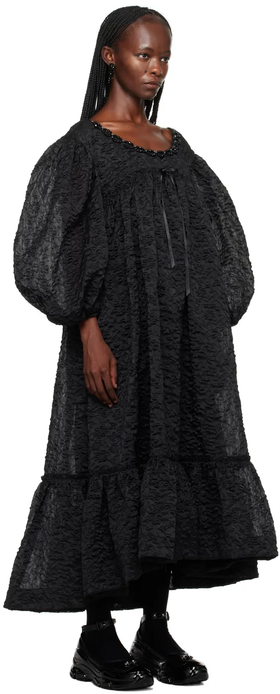 Beaded Medium-Length Dress