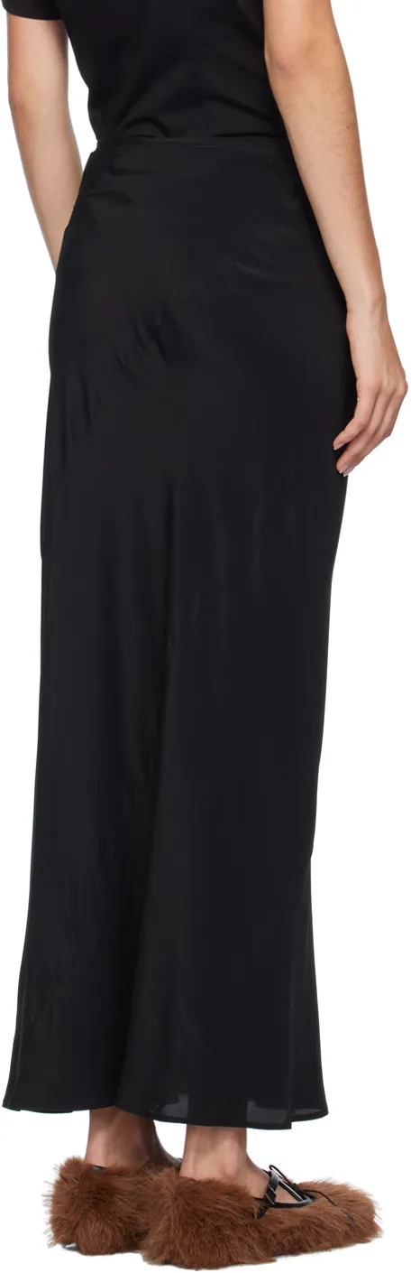 Bow Spiral Mid-Length Skirt