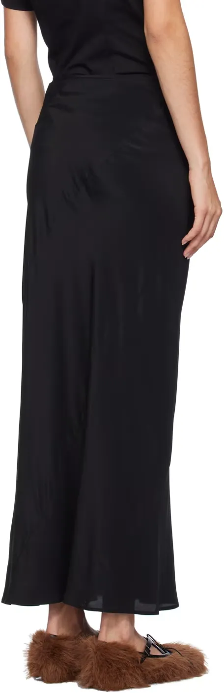 Bow Spiral Mid-Length Skirt