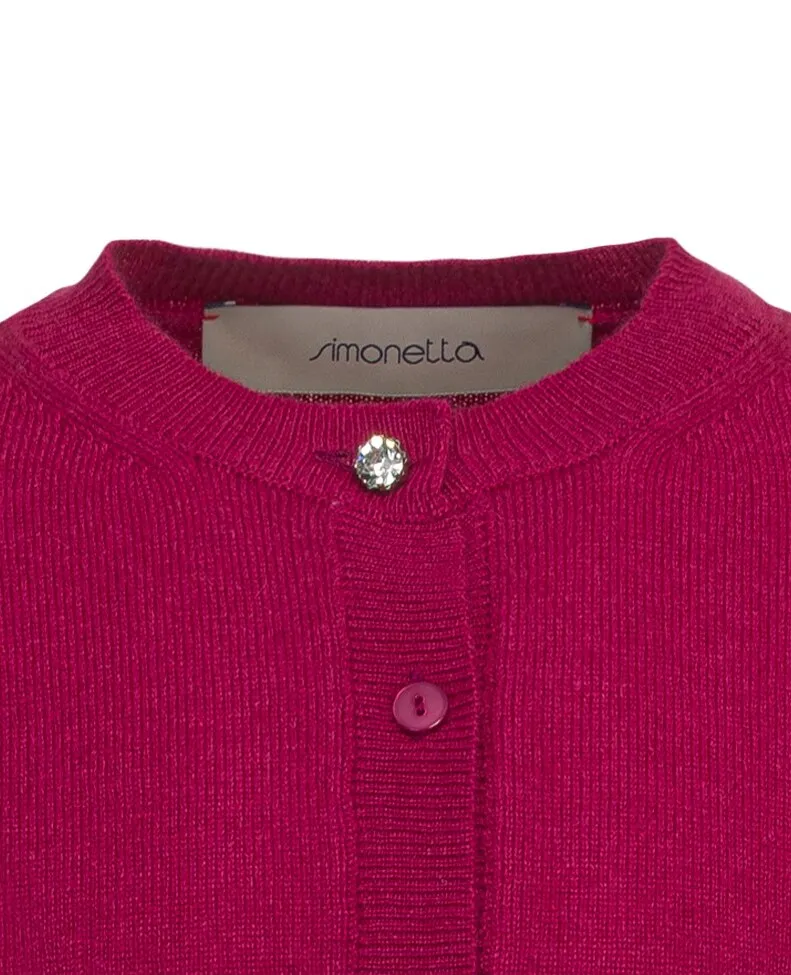 Long-Sleeved Knitted Cardigan