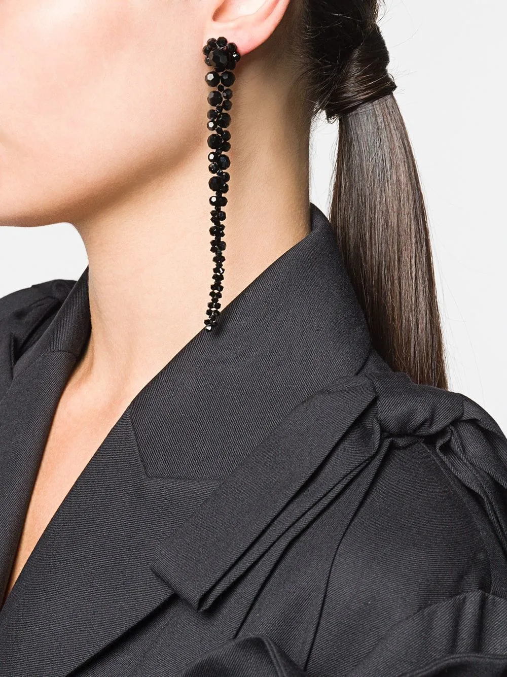 Loral Beaded Drop Earrings