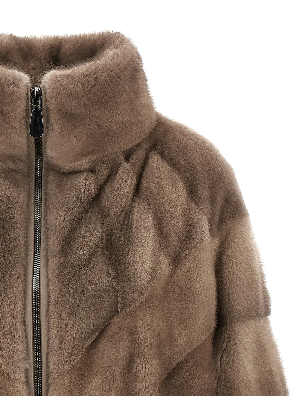 Herringbone Mink Jacket