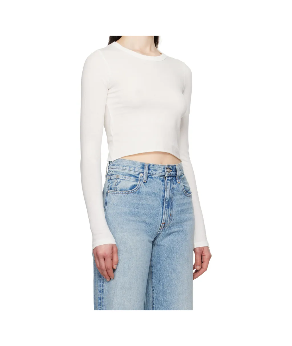 Round Neck Long-Sleeved T-Shirt