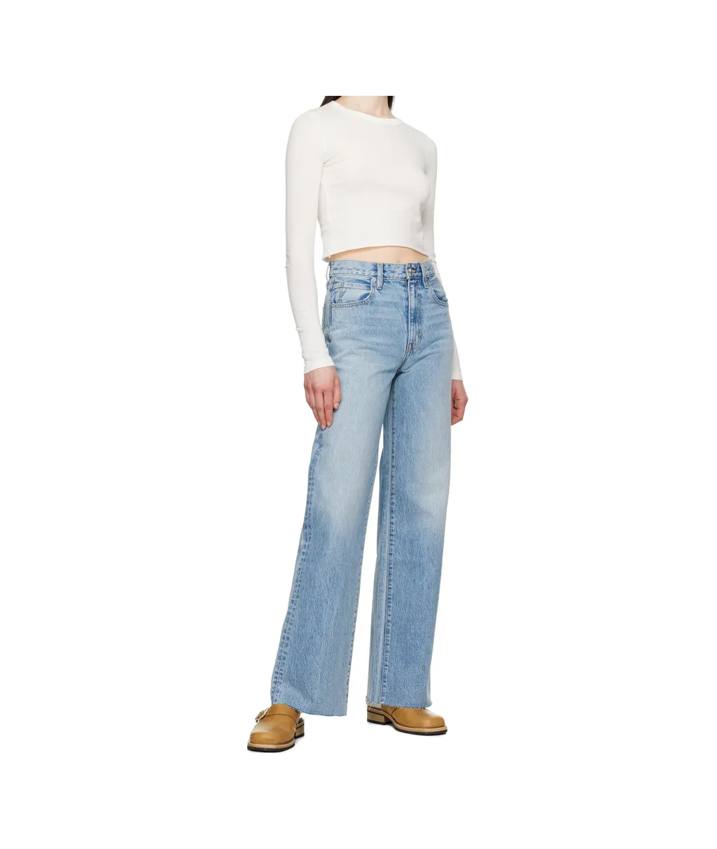 Round Neck Long-Sleeved T-Shirt