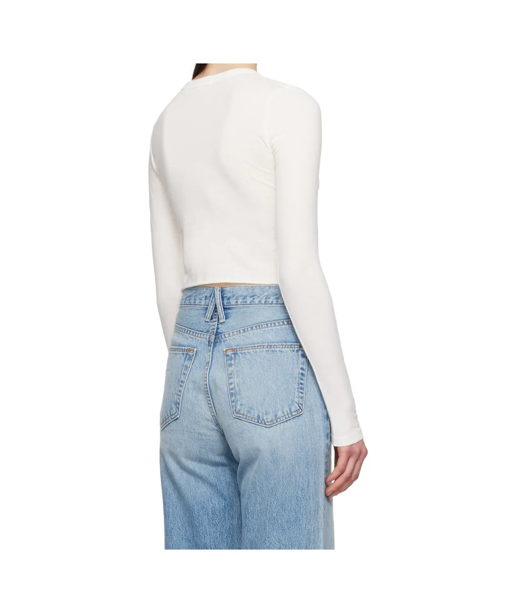 Round Neck Long-Sleeved T-Shirt