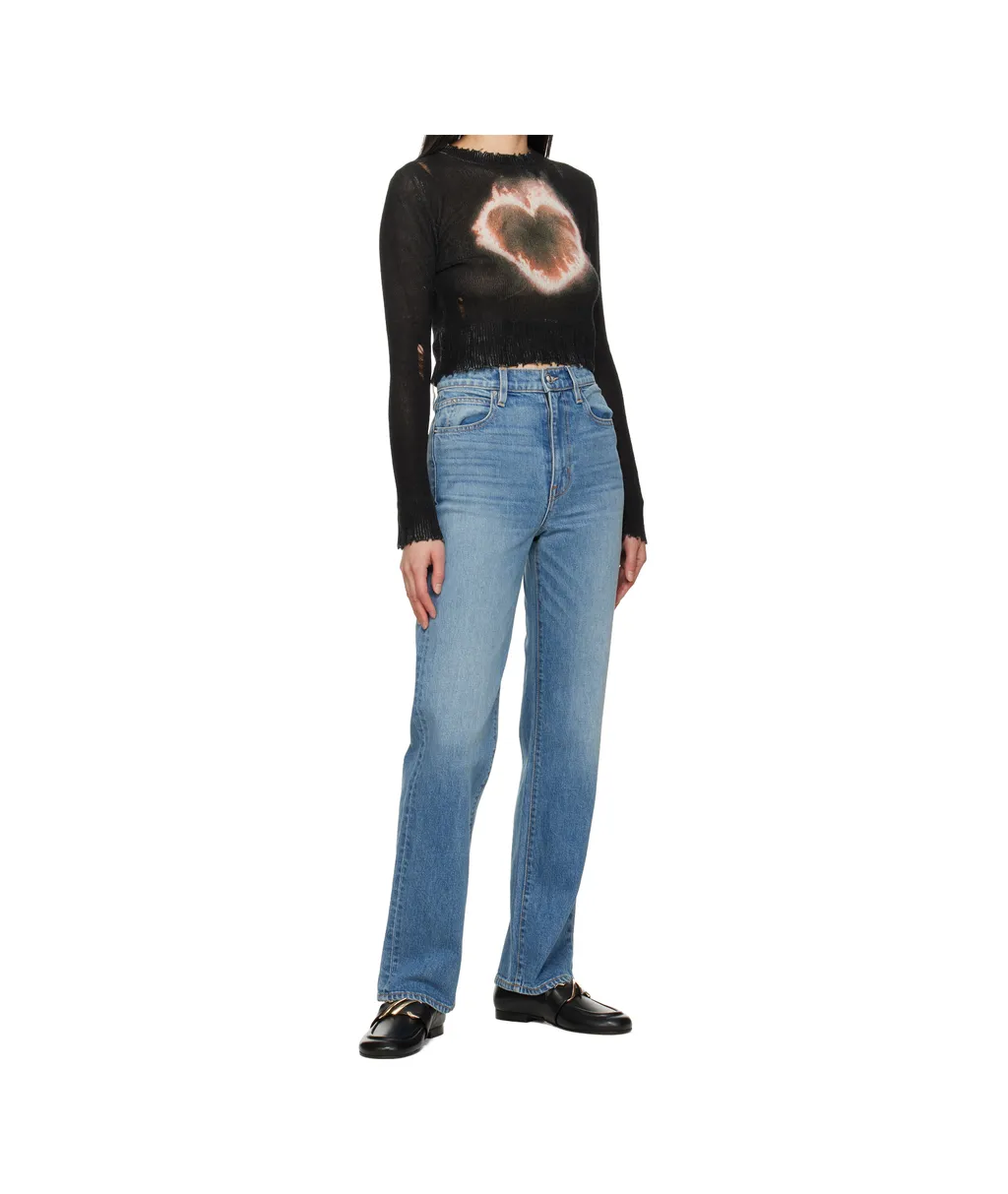 High-Waisted Jeans
