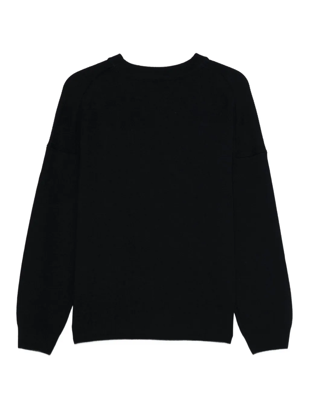 Ribbed Crew-Neck Sweater