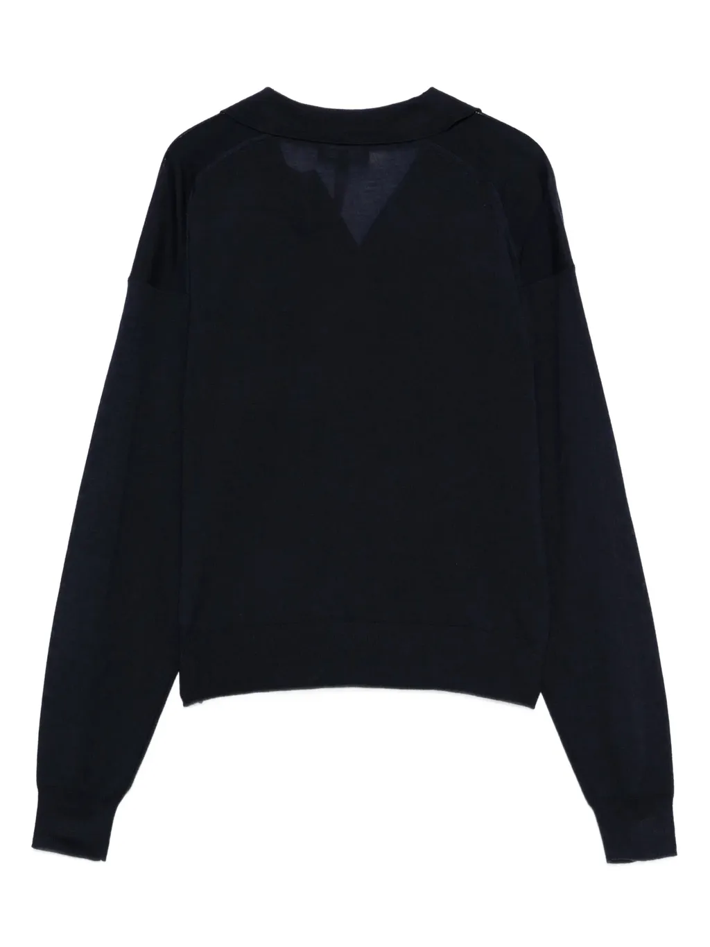 Collar Long-Sleeve Top