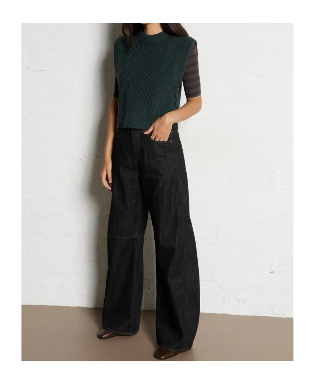Ribbed Sleeveless Sweater