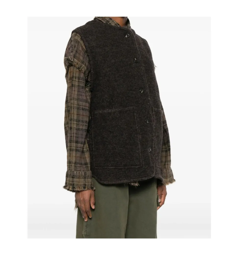 Round Neck Wool Vest